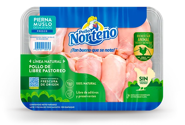 Pierna muslo deshuesado fresco